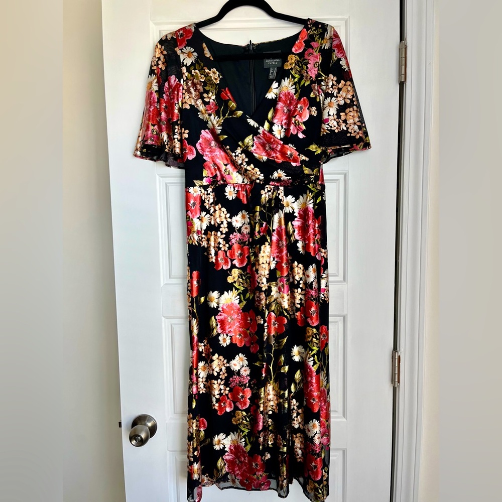 Metallic Floral LBD